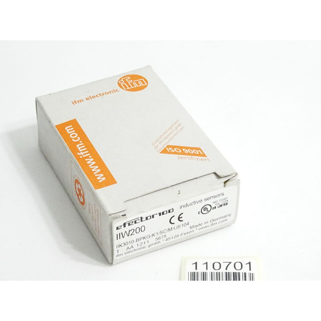 Ifm Electronic IIW200 IIK3010-BPKG/K1/SC/US-104 Induktiver Sensor / Neu OVP - Maranos.de