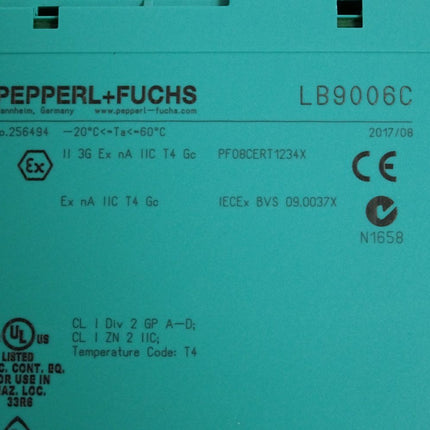 Pepperl+Fuchs Netzgerät LB9006C 256494
