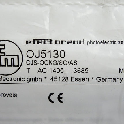 Ifm Electronic OJ5130 OJS-OOKG/SO/AS Einweglichtschranke Sender / Neu OVP - Maranos.de