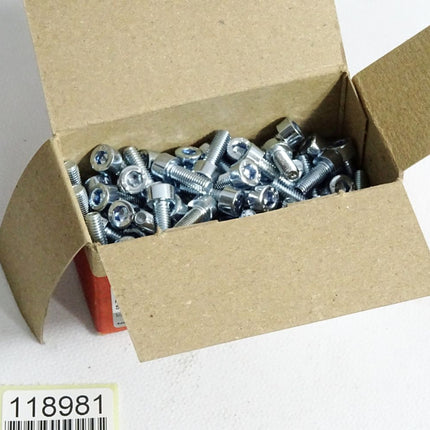 Würth Zylinderschrauben ISO4762 Innensechskant IS4 8.8 M5x14 0084514 / 100 Stück - Maranos.de