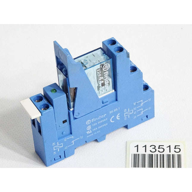 Finder Relais 44.52.9.024.0000 24VDC 6A 250VAC + Sockel 95.95.1 - Maranos.de
