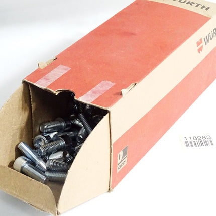 Würth Zylinderschrauben ISO4762 Innensechskant IS8 8.8 M10x25 00841025 200 Stück - Maranos.de