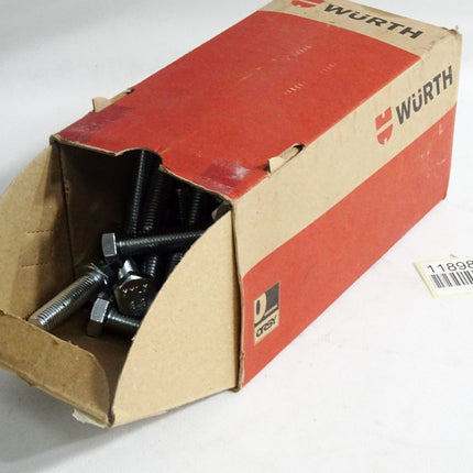 Würth Sechskantschrauben DIN933 SW17 8.8 M10x40 00571040 / 100 Stück - Maranos.de