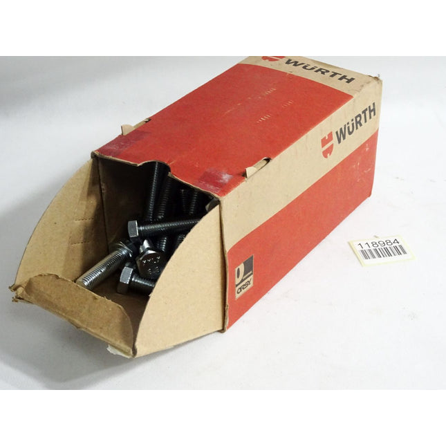 Würth Sechskantschrauben DIN933 SW17 8.8 M10x40 00571040 / 100 Stück - Maranos.de