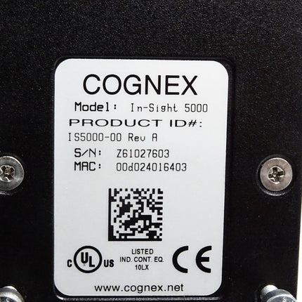 Cognex In-Sight 5000 Kamera IS5000-00 800-5840-4 B + Pentax 16mm 1:1.4