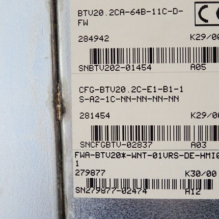 Rexroth Indramat Panel System200 BTV20 BTV20.2CA-64B-11C-D-FW R911284942 - Maranos.de