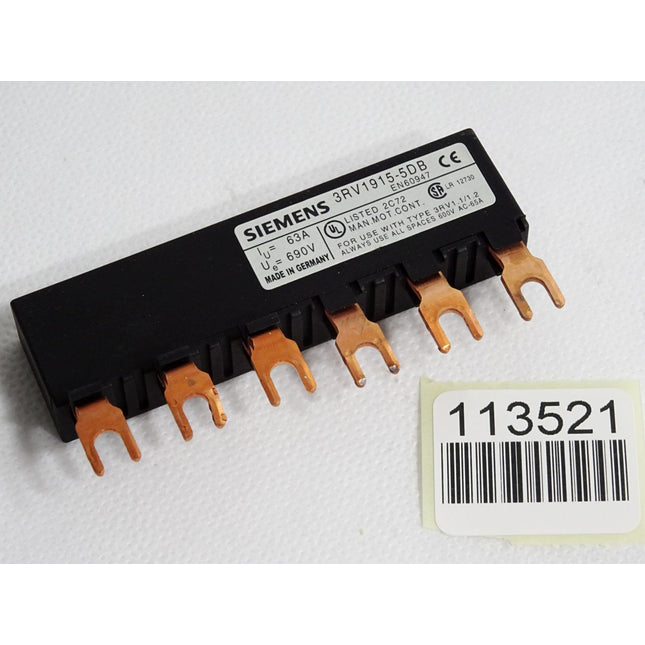 Siemens 3RV1915-5DB Verbindungsstück für 3-Phasen-Sammelschiene - Maranos.de