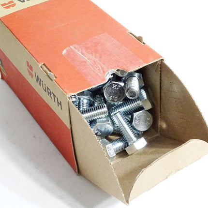 Würth Sechskantschrauben DIN933 SW19 8.8 M12x30 00571230 / 100 Stück - Maranos.de