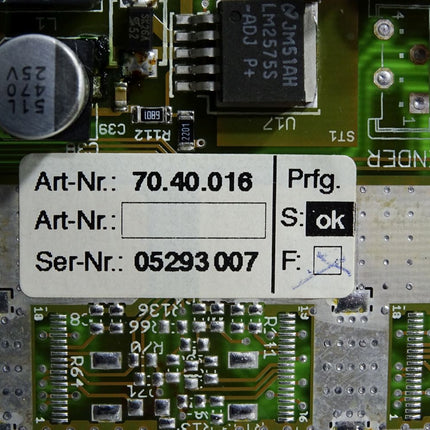 Steuerplatine CV 34.40.016 LS 70.40.016 - Maranos.de