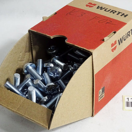 Würth Linsenschrauben DIN7985 4.8 Kreuzschlitz H4 M8x25 0046825 / 96 Stück - Maranos.de