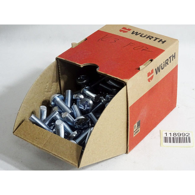 Würth Linsenschrauben DIN7985 4.8 Kreuzschlitz H4 M8x25 0046825 / 96 Stück - Maranos.de