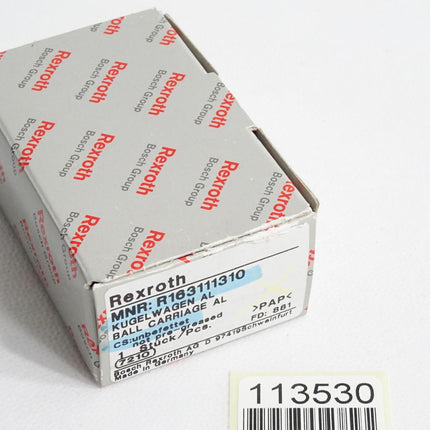 Rexroth R163111310 163111310 Kugelwagen AL Ball Carriage AL / Neu OVP - Maranos.de