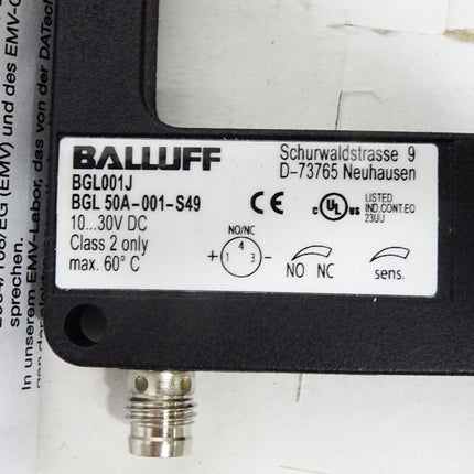 Balluff BGL001J BGL50A-001-S49 Gabellichtschranke / Neu OVP