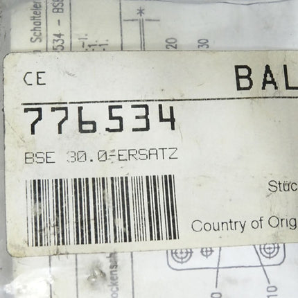 Balluff 776534 BSE30,0 Einzelpositionsschalter / Inhalt:2 Stück / Neu OVP