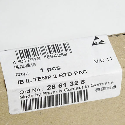 Phoenix Contact IB IL TEMP 2 RTD-PAC Temperaturmodul 2861328 Neu OVP versiegelt