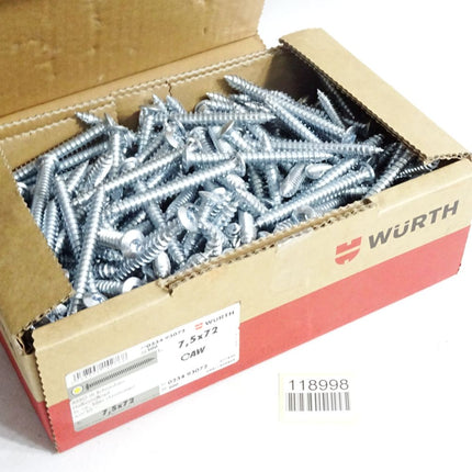 Würth AMO III Schrauben Halbrundkopf AW30 7,5x72 023493072 / 200 Stück - Maranos.de