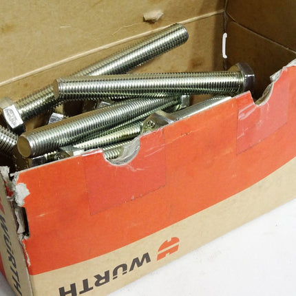 Würth Sechskantschrauben ISO4017 SW24 8.8 M16x130 005716130 / 25 Stück - Maranos.de