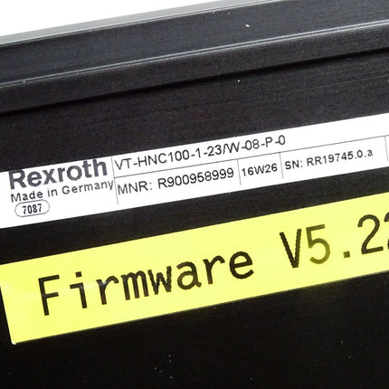 Rexroth Axis Controller HNC100 VT-HNC100-1-23/W-08-P-0 R00958999 00958999 v5.22