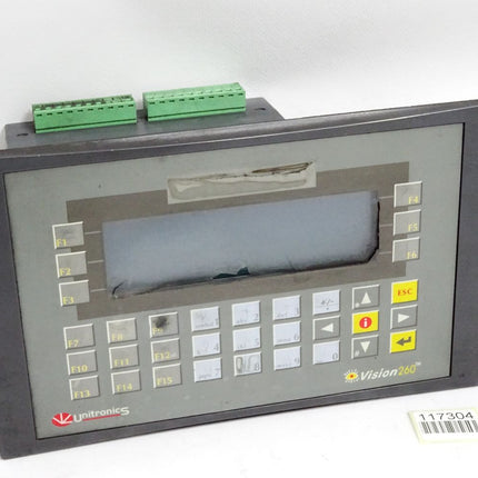 Unitronics Vision260 V200-18-E1 Panel funktionsfähig / Touchglass beschädigt