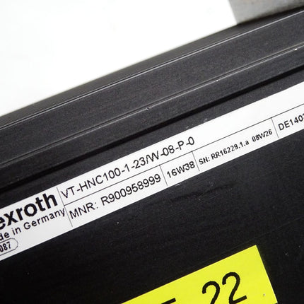 Rexroth Axis Controller HNC100 VT-HNC100-1-23/W-08-P-0 R00958999 00958999 v5.22