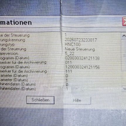 Rexroth Axis Controller HNC100 VT-HNC100-1-23/W-08-P-0 R00958999 00958999 v5.22