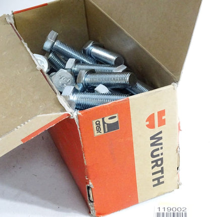 Würth Sechskantschrauben ISO4017 SW24 8.8 M16x55 00571655 / 50 Stück - Maranos.de