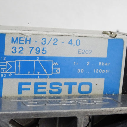 Festo Magnetventil 32795 MEH-3/2-4.0 33407 EP-ME-1/8 33406 AW-ME-1/8 - Maranos.de