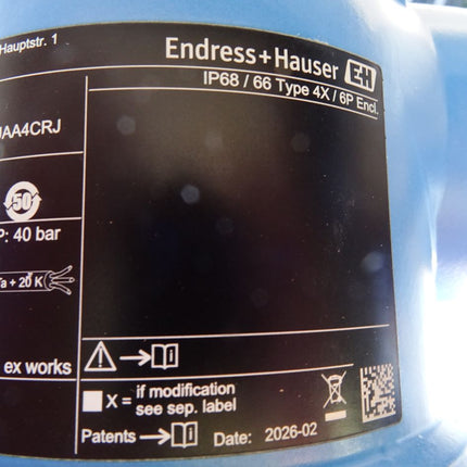 Endress+Hauser Levelflex FMP51-VTK75/0 6000mm 4..20mA HART 71082671 / 2 Stück
