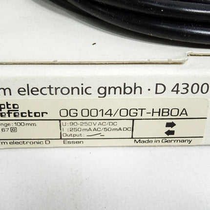 Ifm electronic Opto efector OG0014 OGT-HBOA Reflexlichttaster / Neu OVP