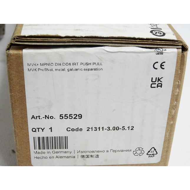Murr elektronik Digitale Ein-/Ausgänge 55529 MVK+ MPNIO DI8 DO8 / Neu OVP - Maranos.de
