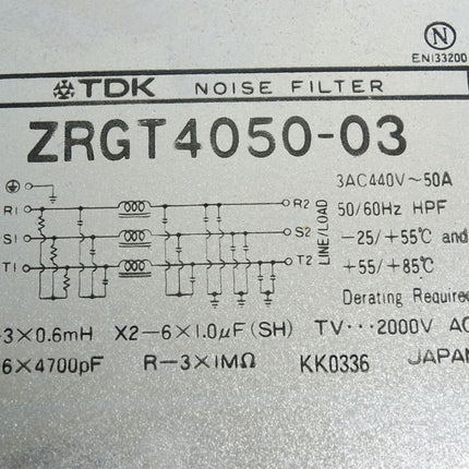 TDK Noise Filter ZRGT4050-03 - Maranos.de