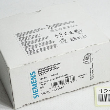 Siemens Leistungsschalter 3RV1011-0GA15 / Neu OVP
