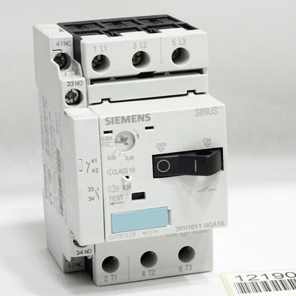 Siemens Leistungsschalter 3RV1011-0GA15 / Neuwertig