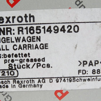 Rexroth Kugelwagen KWD-045-FNS-C0-N-1 R165149420 / Neu OVP - Maranos.de