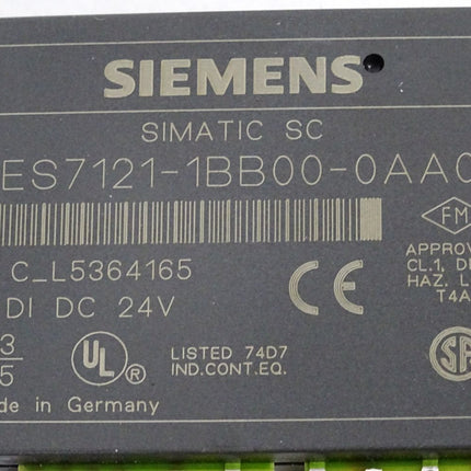 Siemens SC Electronic Submodule 2DI 6ES7121-1BB00-0AA0 6ES7 121-1BB00-0AA0