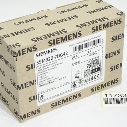 Siemens 5SJ4320-7HG42 Leitungsschutzschalter / Neu OVP