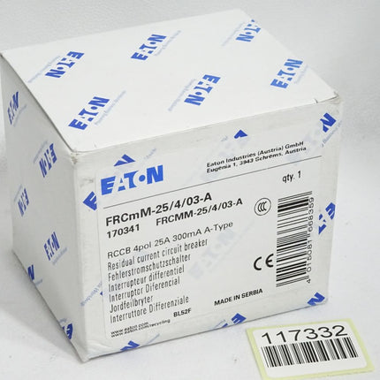 Eaton 170341 FRCMM-25/4/03-A FI-Schalter / Neu OVP