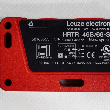 Leuze electronic Taster Hintergrundausblendung 50106555 HRTR 46B/66-S12 /Neu