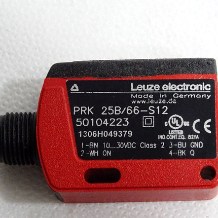 Leuze electronic Reflex-Lichtschranke polarisiert PRK 25B/66-S12 50104223 / Neu