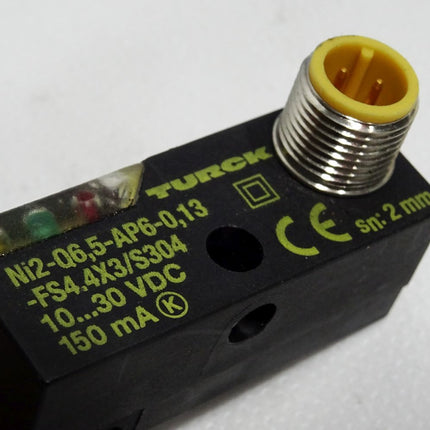 Turck Induktiver Sensor Ni2-Q6,5-AP6-0,13-FS4.4X3/S304 1650054 - Maranos.de