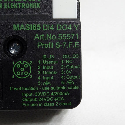 Murr Elektronik 55571 MASI65 DI4 DO4 Y / Neu OVP