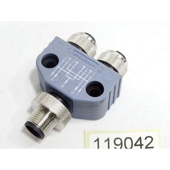 Escha Tünkers Y-Stecker M12 8010471 FSM5-2FKM5.4/S89 / Neu - Maranos.de