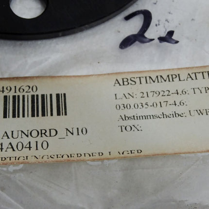 Tox pressotechnik Abstimmplatte CEB 030.035-017-4.6mm TOX-217922-4.6mm Unbenutzt - Maranos.de