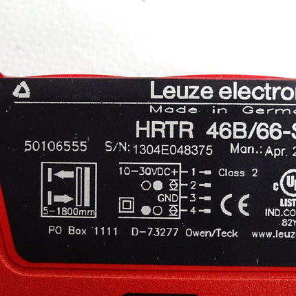 Leuze electronic Taster HRTR 46B/66-S12 50106555 / Neu OVP