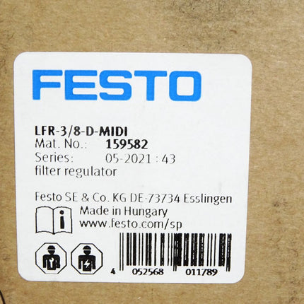 Festo 159582 LFR-3/8-D-MIDI Filter-Regelventil / Neu OVP