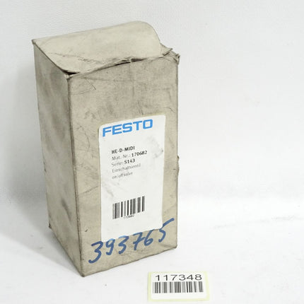 Festo 170682 Einschaltventil HE-D-MIDI / Neu OVP
