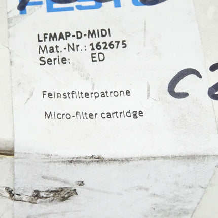 Festo 162675 Feinstfilterpatrone LFMAP-D-MIDI / Neu OVP versiegelt
