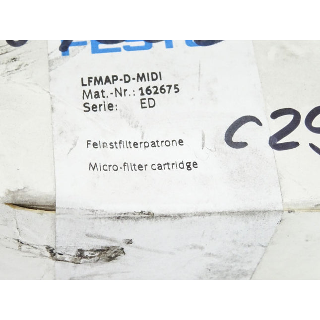 Festo 162675 Feinstfilterpatrone LFMAP-D-MIDI / Neu OVP versiegelt