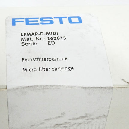Festo 162675 Feinstfilterpatrone LFMAP-D-MIDI / Neu OVP versiegelt