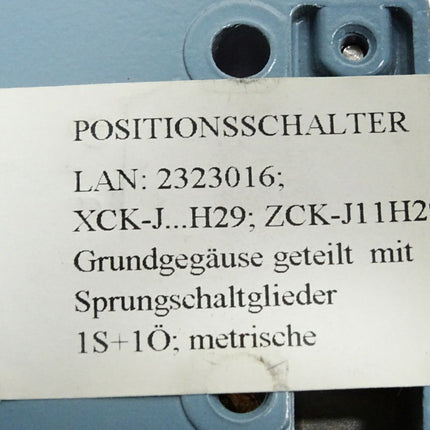 Telemecanique Positionsschalter XCK-J..H29 ZCK-J11H29 / Unbenutzt - Maranos.de